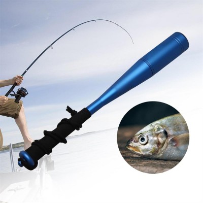 Soft EVA Handle Aluminum Fish Bat Knocking Fish Tools Saltwater Resistant Fish Whacker Killer