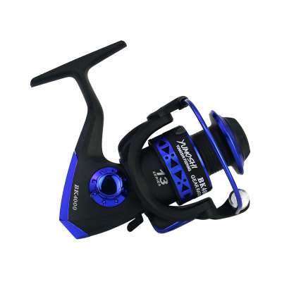 BK1000-7000 Soft Rubber Handle Interchangeable Arm Black Blue Fishing Reel Sea Fish Rod Set Sandpiper Fishing